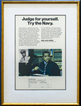 Advertisement for the United States Naval Reserves Featuring Judge Stephen L. Maxwell