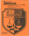 Midwestern Advocate - Volume 2, No. 3 January 1975 by Hamline University School of Law