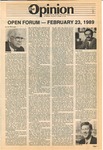 The Opinion – Volume 31, No. 2, March 1989