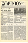 The Opinion – Volume 35, No. 3, October 1991