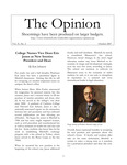 The Opinion – Volume 21, No. 2, October 2007
